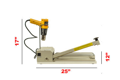 Shrink Wrap Machine Dimensions