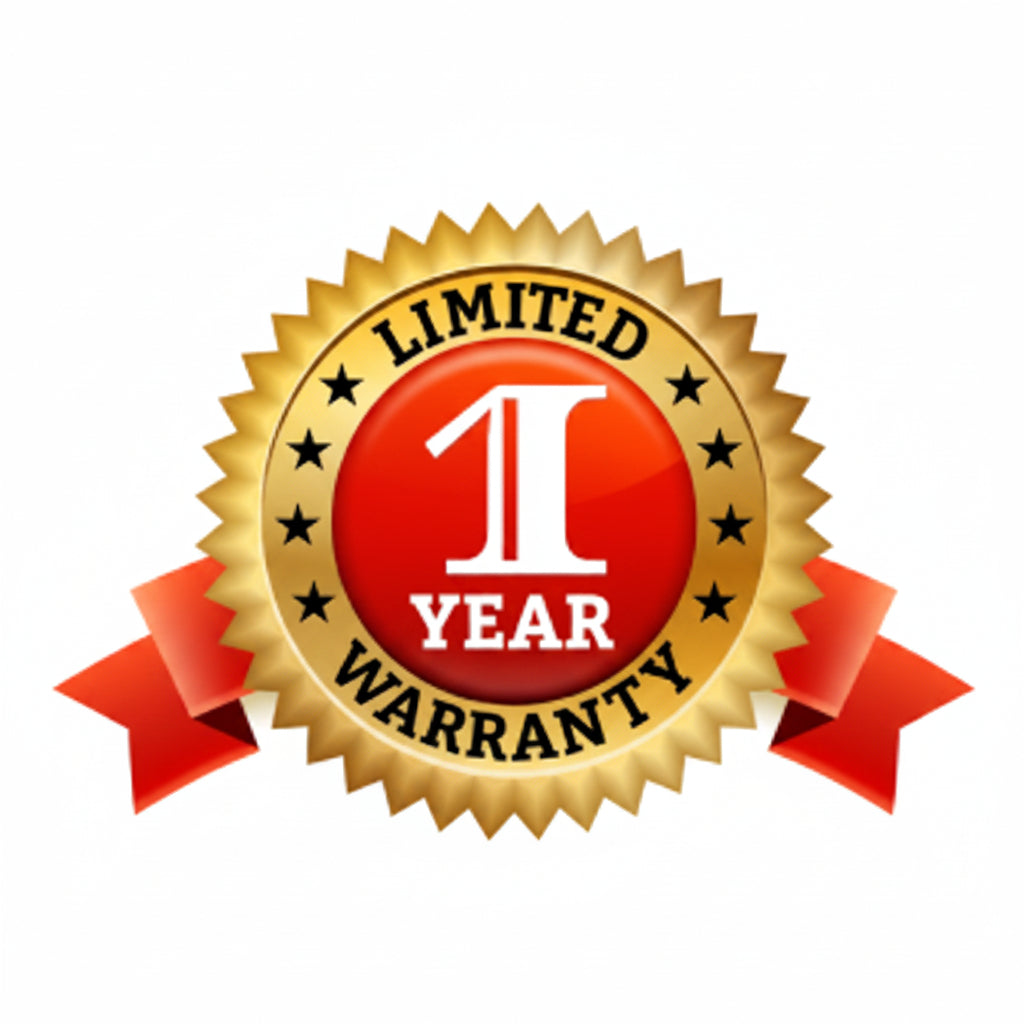 1 Year Warranty on Parts