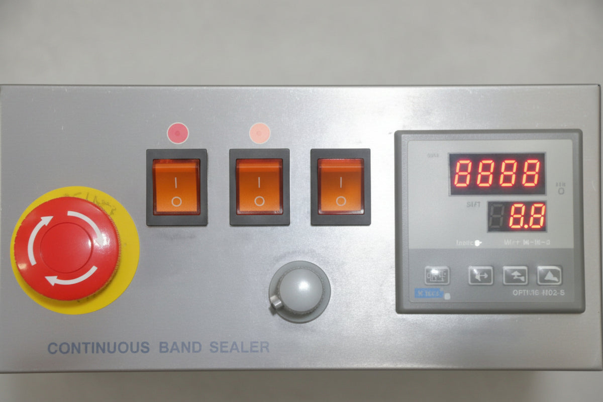 Continuous Band Sealer Control Panel