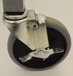 Laundry Wrapper Locking Casters