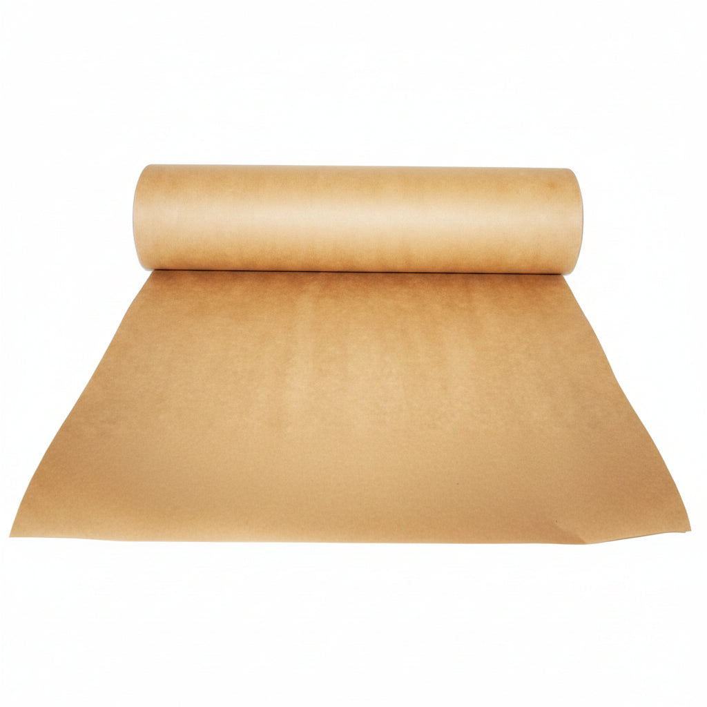 Kraft Paper Roll with white background