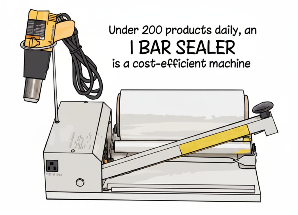 I Bar Sealer Recommended Output