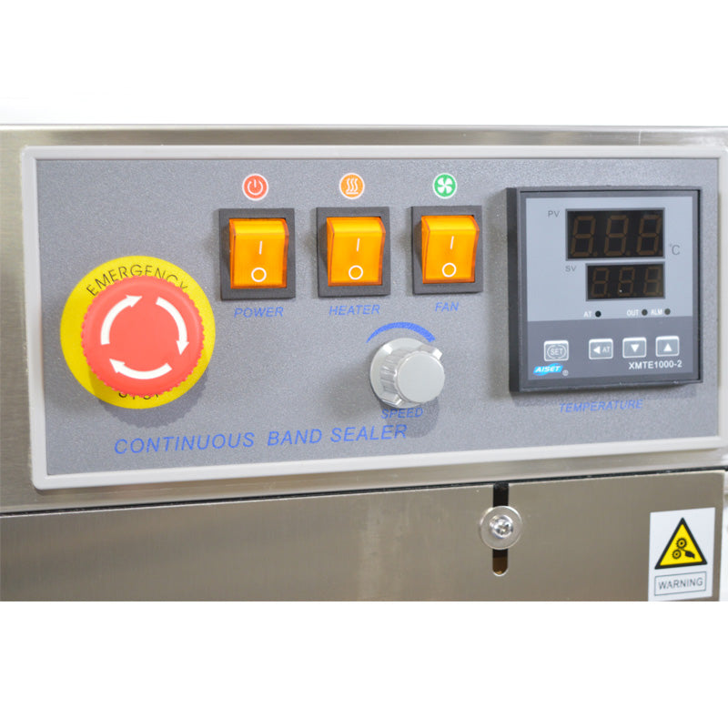Vertical Band Sealer Control Panel