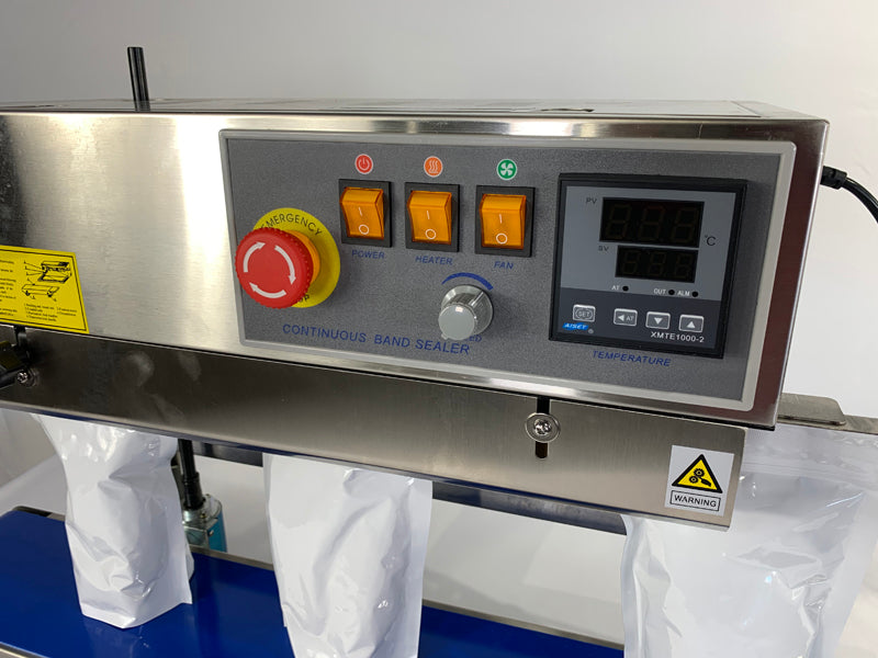 Vertical band sealer close