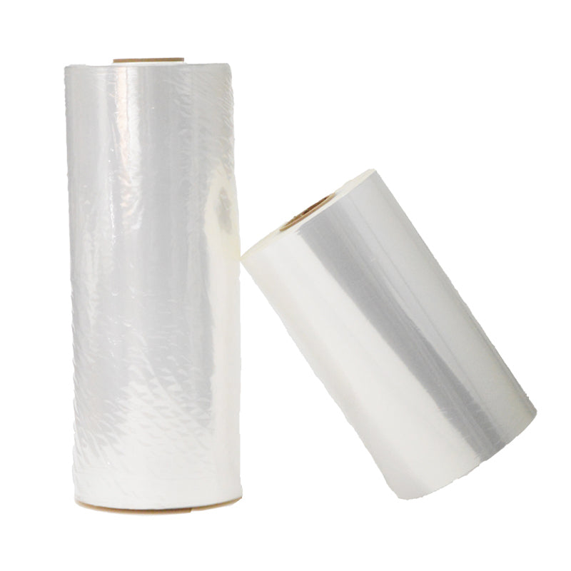 2 Rolls- 12 Inch Centerfold Polyolefin Shrink Film (75 Gauge)