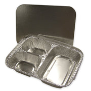 Three Compartment Foil Pans