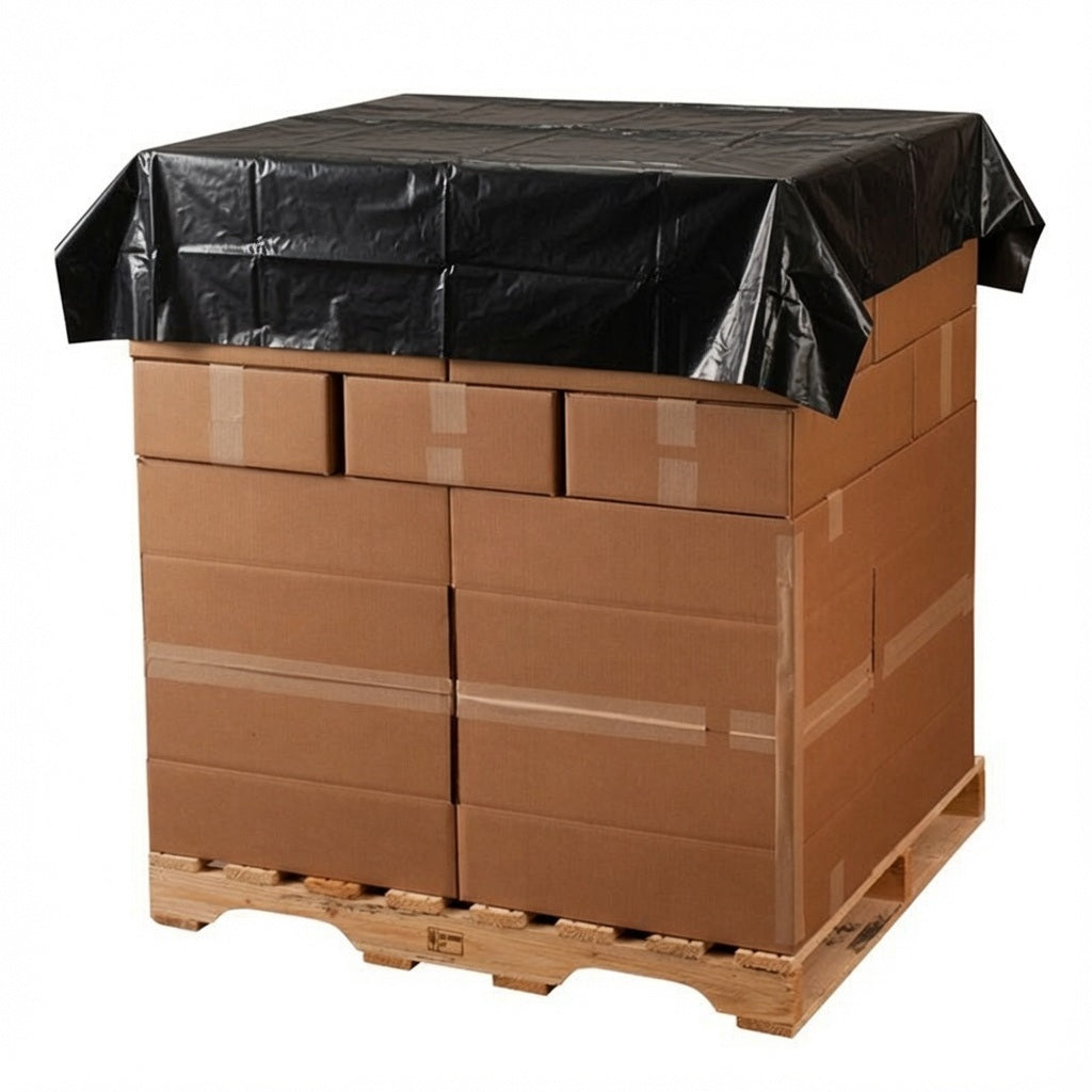 Top Sheeting Pallet Covers - Black