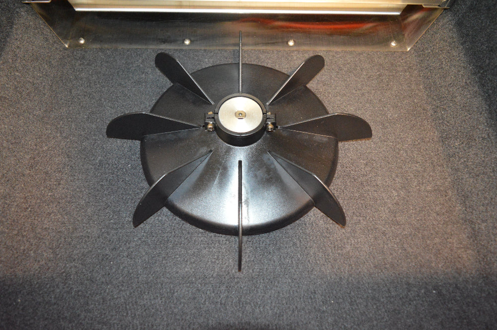 TL-76ST Circulating fan inside the shrink chamber