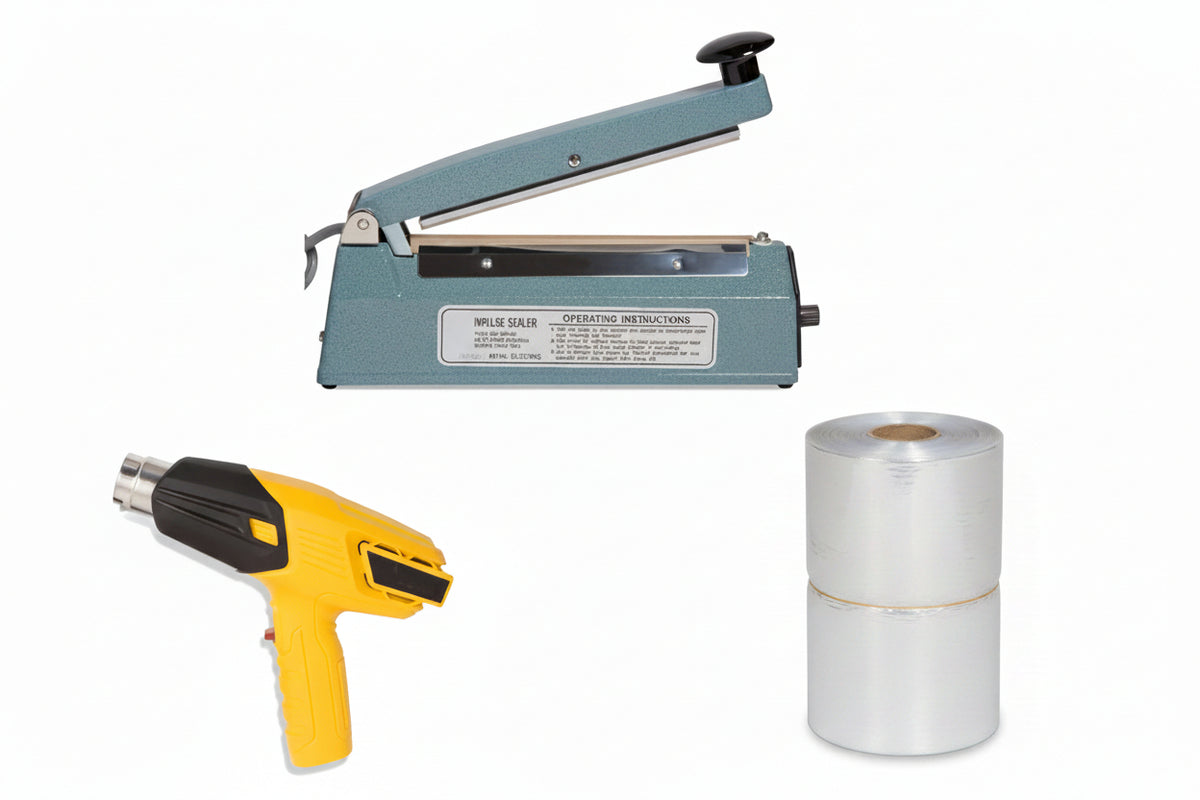 Shrink Wrap System with Roll of Film