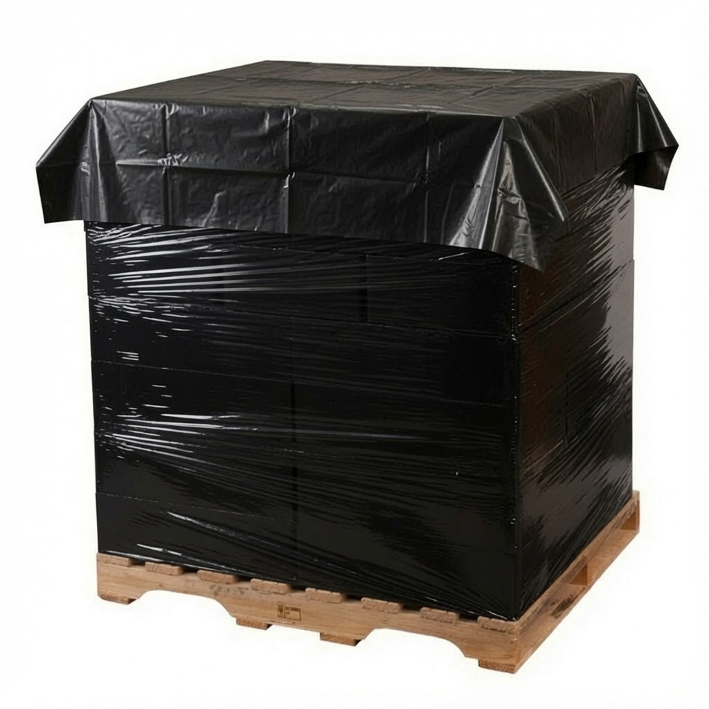 Top Sheeting Pallet Covers - Black