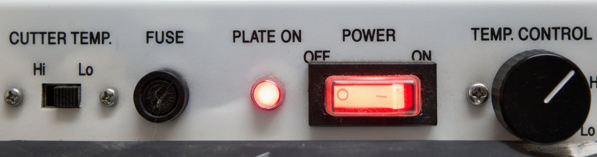 Food and meat wrapper control panel