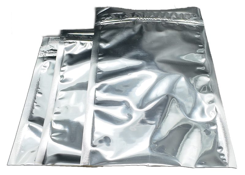 Gold Vacuum Zipper Bags Back