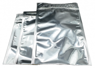 Gold Vacuum Zipper Bags Back