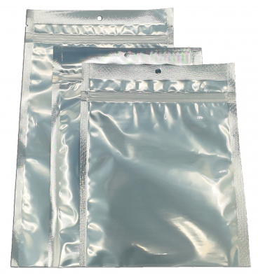 Silver Vacuum Zipper Bag