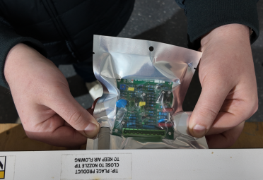 Silver Vacuum Zipper Bags in Use