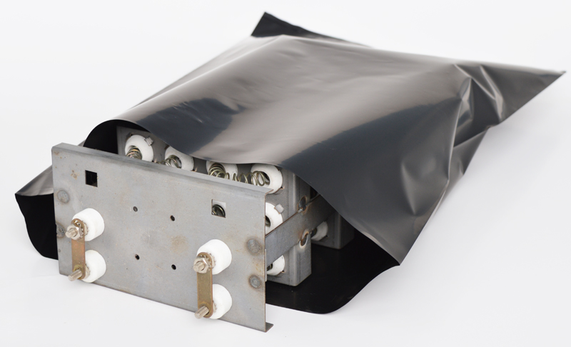 Black Conductive Bag with heater bank
